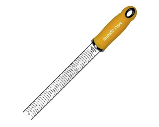 Microplane - Classic Citrushéj reszelő, sebészeti acél, 32,5 x 3 cm, Mustard Yellow