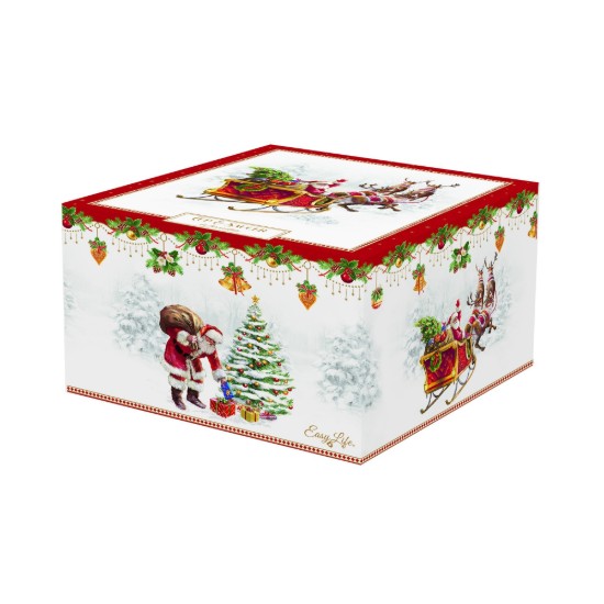 Porcelán bögre csészealjjal, 300 ml, "Nostalgic Christmas" - Nuova R2S