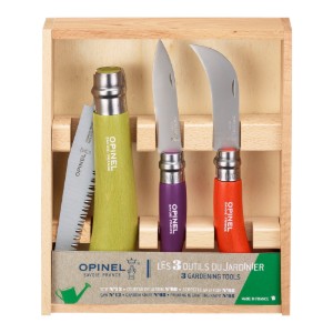 Opinel - 3 db Kertészeti kés, rozsdamentes acél 