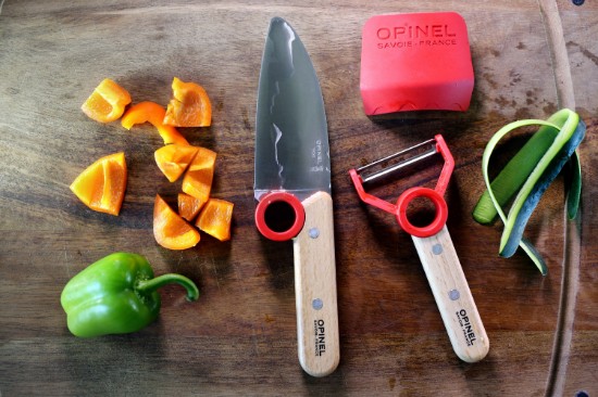 Opinel - "Le Petit Chef" 3 részes gyerek készlet, Red