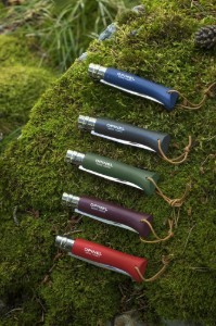 Opinel - "Colorama" N°08 zsebkés, rozsdamentes acél, 8,5 cm, Red  