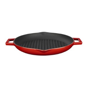 Lava Grill serpenyő 26 cmöntöttvas, piros