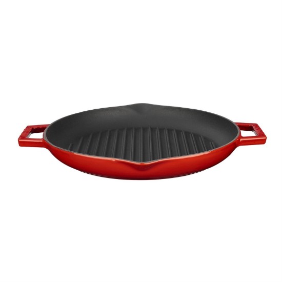Lava Grill serpenyő 26 cmöntöttvas, piros