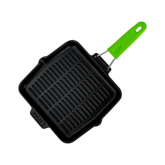 Lava grill serpenyő  24 x 24 cm, zöld
