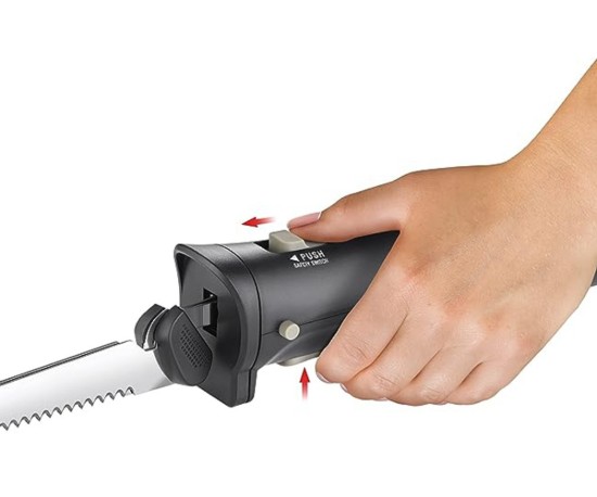 Unold - Vezeték nélküli elektromos kés, 9W, 47cm, rozsdamentes acél