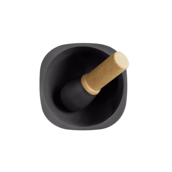 Emile Henry - Mozsár mozsártörővel, kerámia, 16cm, Truffle 