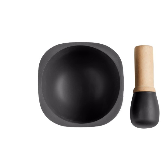 Emile Henry - Mozsár mozsártörővel, kerámia, 16cm, Truffle 