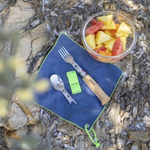 Opinel - "Picnic Plus" 2 db piknik evőeszköz, rozsdamentes acél