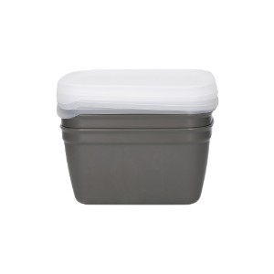 3 részes tárolóedénykészlet, bioműanyag, 900 ml, "Natural Elements" - Kitchen Craft márka