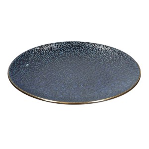 Lapos porcelántányér, 27 cm, "Satori", Indigókék - Mikasa