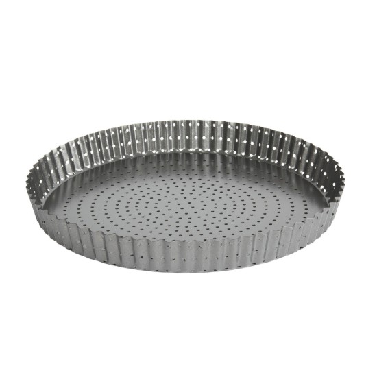 Perforált tapadásmentes sütőforma, acél, 28 cm, "Master Class" - Kitchen Craft