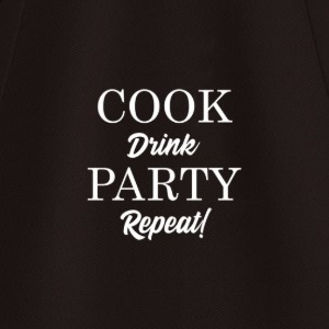 Kötény - "COOK Drink PARTY Repeat!"