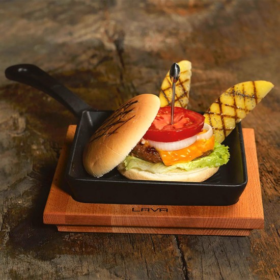 Grill serpenyő készlet tálalástámogatással - LAVA