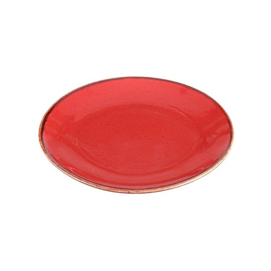 Porland - 24 cm-es piros Alumilite Seasons tányér