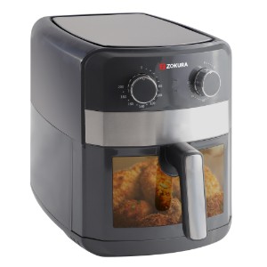 Zokura - Forrólevegős sütő, 6,3L, 1350W