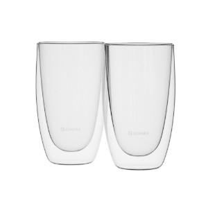 Zokura - 2 db Üveg pohár, dupla falú, 350ml