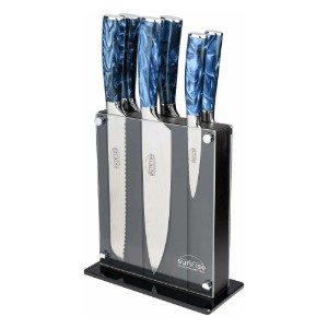 7 részes Rockingham Forge Sunrise késkészlet, Sapphire - Grunwerg