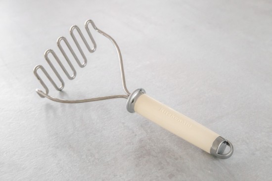 Kézi püréprés, 26 cm, rozsdamentes acél, Almond Cream - KitchenAid