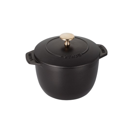Staub Cocotte edény rizsnek 16 cm/1,75 l, Fekete