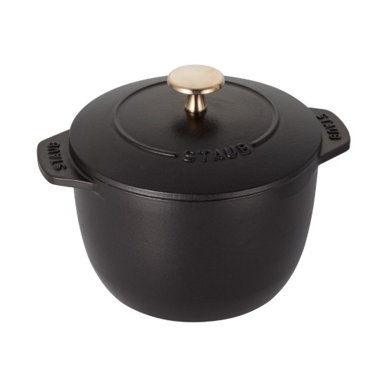 Staub Cocotte edény rizsnek 16 cm/1,75 l, Fekete