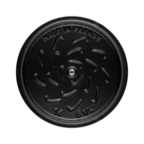Staub Cocotte edény rizsnek 16 cm/1,75 l, Fekete
