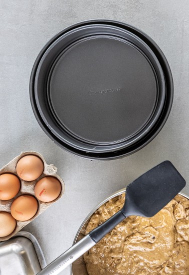 Kitchen Craft 2 db kerek tortasütő tepsi készlet, acél