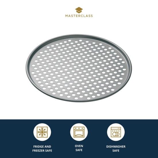 Kitchen Craft pizza tepsi 33 cm, acél