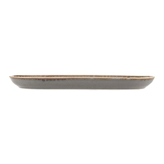 Porland - Ovális tál, 30x15 cm, porcelán," Seasons", Sötétszürke