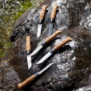 Zsebkés N°08, rozsdamentes acél, 8,5 cm, "Engraved", Animalia Bear - Opinel