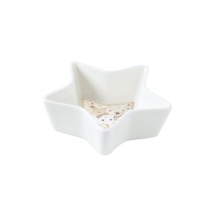 Nuova R2S - 15 cm -es "CHRISTMAS LIGHTS" porcelán csillagtál