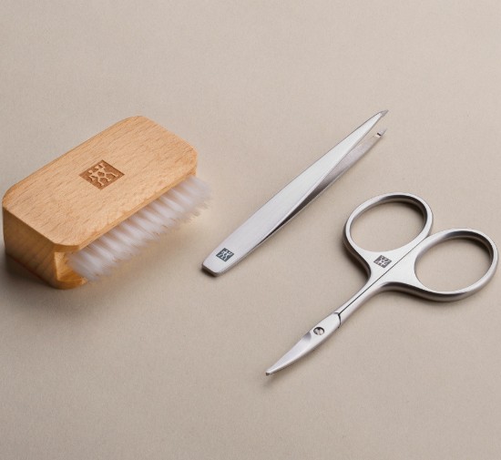 Gyerek manikűr szett, 3 db, bőr pénztárca, elefánt mintás - Zwilling PREMIUM