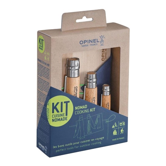 Konyhakés készlet, 5 darab, "Nomad Cooking" - Opinel