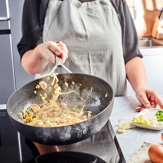 3-ply wok serpenyő, alumínium, 28 cm, "Alu Industry Duraslide" - Demeyere
