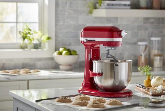 Tálemelős állványkeverő, 6,6 l, HEAVY DUTY, Empire Red - KitchenAid