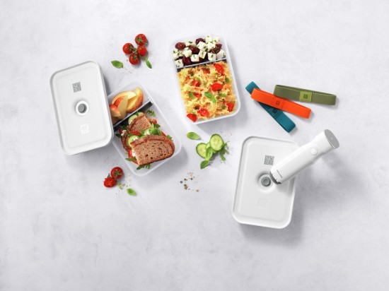 3 részes vákuumzáras ebéddoboz készlet, műanyag, "FRESH & SAVE" - Zwilling