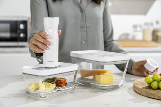 2 részes csepegtető állvány üveg ételtartókhoz, M/L, "FRESH & SAVE" - Zwilling