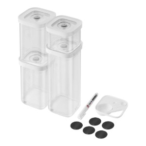 Tároló konténer készlet, 6 db, tartozékokkal, műanyag, "Cube" - Zwilling