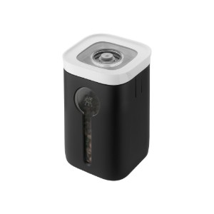 Műanyag hüvely élelmiszertároló edényekhez, 10,4 × 10,4 × 13,4 cm, fekete,  "Cube" - Zwilling