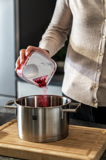 Élelmiszertartó betét mérőkanállal, műanyag, S méret, "Cube" - Zwilling