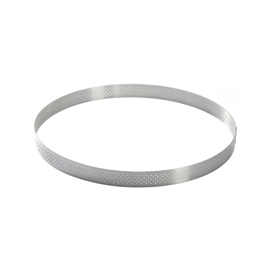 Perforált forma a torta, rozsdamentes acél, 24,5 cm - de Buyer