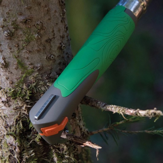 Zsebkés N°12, kullancskihúzóval, "Explore", Green - Opinel