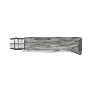  N°08 zsebkés, rozsdamentes acél, 8,5 cm, "Tradition Luxe", Grey Birch - Opinel