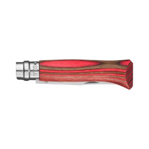 Zsebkés N°08, rozsdamentes acél, 8,5 cm, "Tradition Luxe", Red Birch - Opinel