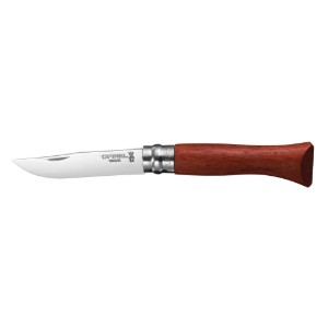 Zsebkés N°06, rozsdamentes acél, 7 cm, "Tradition Luxe", Padouk - Opinel