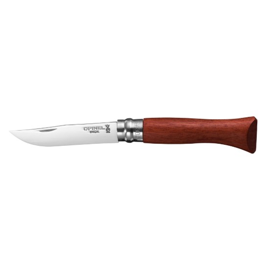 Zsebkés N°06, rozsdamentes acél, 7 cm, "Tradition Luxe", Padouk - Opinel