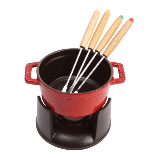 Staub mini Fondue készlet 7 darabos / 0,25 L, Cherry