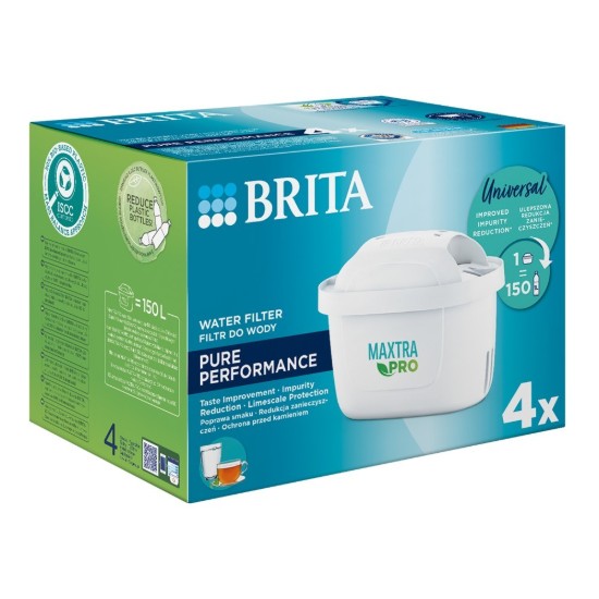 4 BRITA szűrőből álló készlet MAXTRA PRO Pure Performance