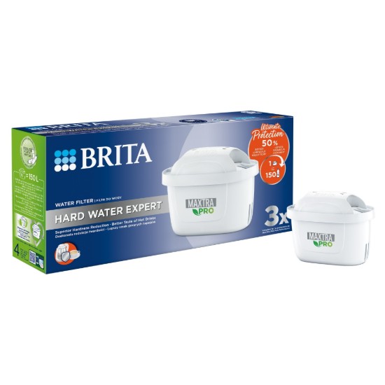 3 BRITA szűrőből álló készlet MAXTRA PRO Hard Water Expert