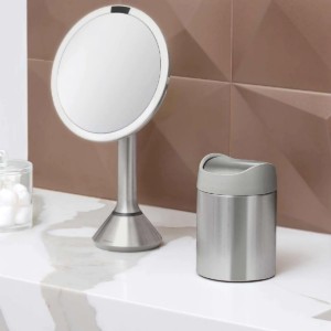 Simplehuman -  mini 1,5 literes rozsdamentes acél  asztali szemetes
