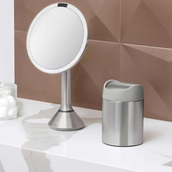 Simplehuman -  mini 1,5 literes rozsdamentes acél  asztali szemetes
